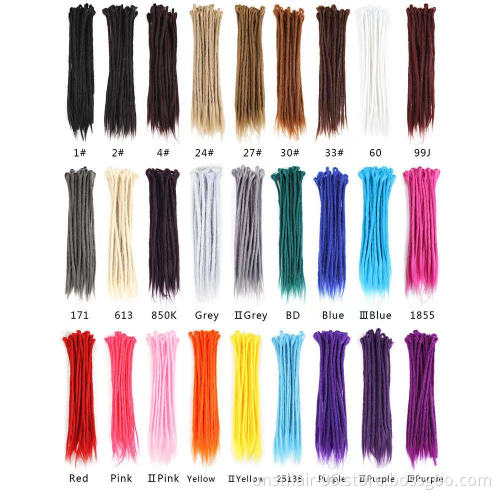 Onst Dreadlock Wholesale Dreadlocks Braids In Synthetic Hair Extension Crochet Braid Popular Handmade dread locks braiding